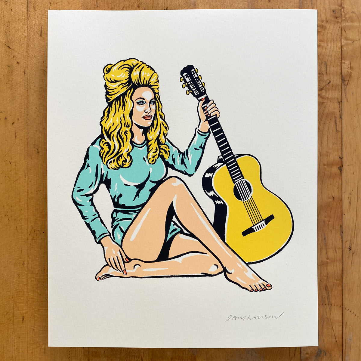 Dolly Pinup - Signed 8x10in Print #405
