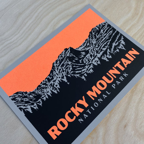 Rocky Mountain  - Signed 7x5in Print #219