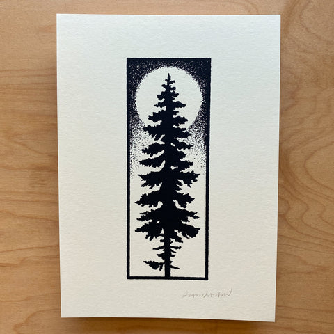 Bear Tree - Signed Print #12
