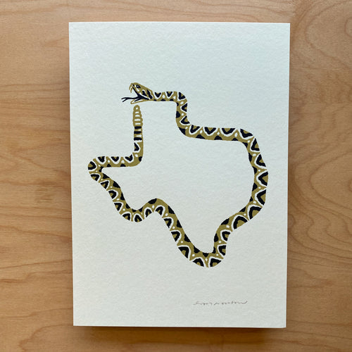 Texas Rattler - Signed Print #97