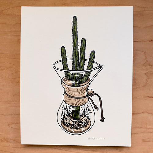 Chemex Cactus - Signed 8x10in Print #390