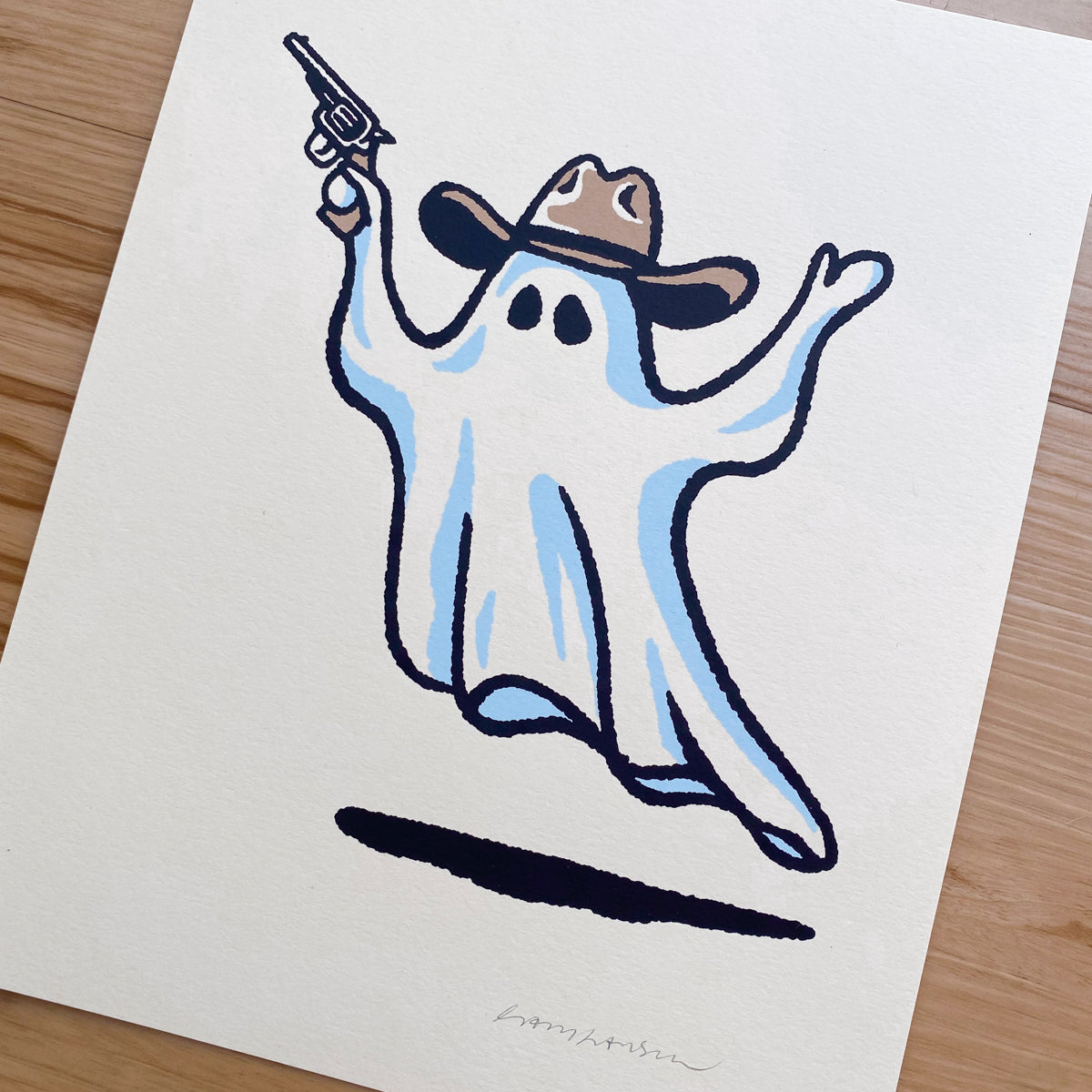 Cowboo - Signed 8x10in Silkscreen Print