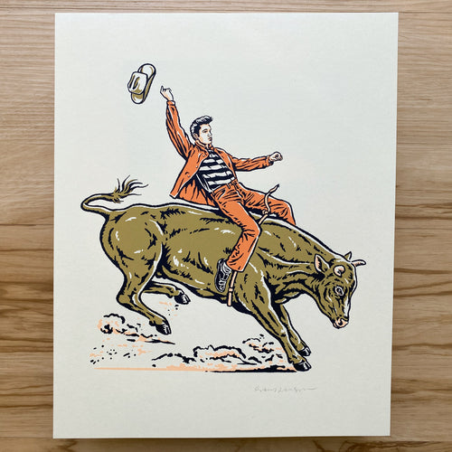 Rodeo Elvis - Signed 8x10in Print #359