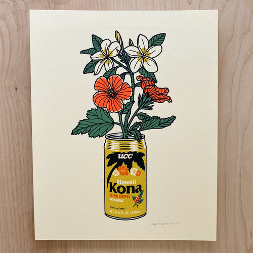 SOLD OUT. Kona Coffee Flower Can - 8x10in Print #393