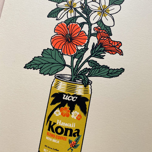 Kona Coffee Flower Can - Signed 8x10in Print #393