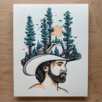 The Woodsman - Signed 8x10in Silkscreen Print