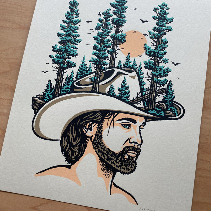 The Woodsman - Signed 8x10in Silkscreen Print