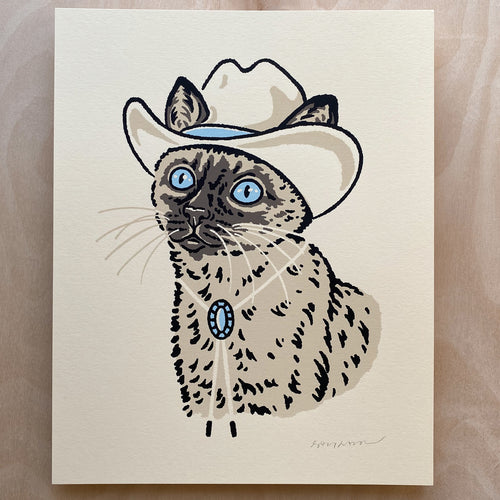 Siamese Cowcat - Signed 8x10in Print #319