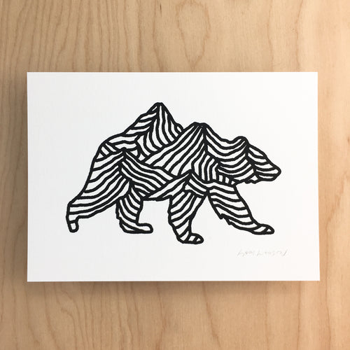 Bear Range - Signed Print #136
