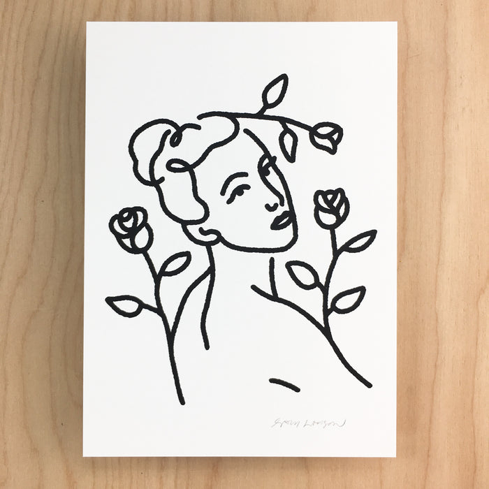 Rose Queen - Signed Print #148 Black