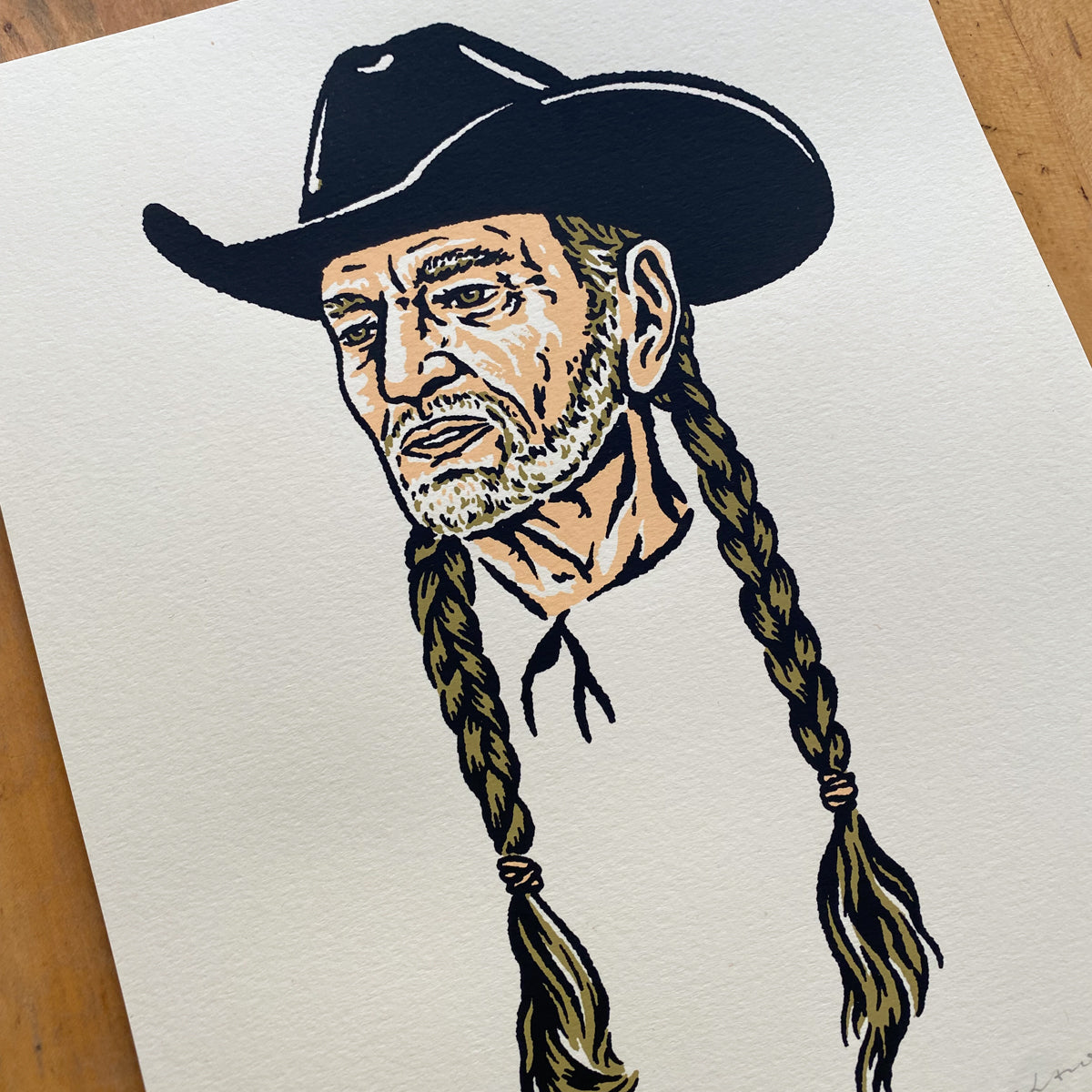 The Texan - Signed 8x10in Print #406