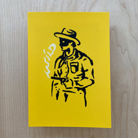 SOLD OUT Wild Bandit (YELLOW) - Signed 5x7in Silkscreen Print