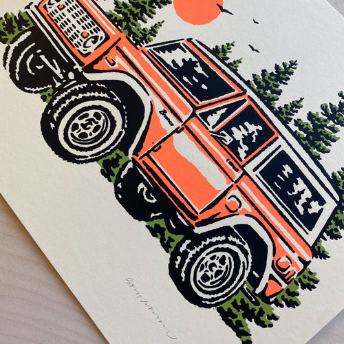 Bronco - Signed 10x8in Print #288